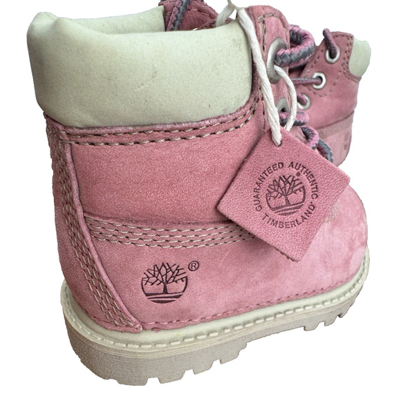 Timberland Boots Pink Size 2.5 Toddler Girls Toddling Boot - Picture 9 of 10